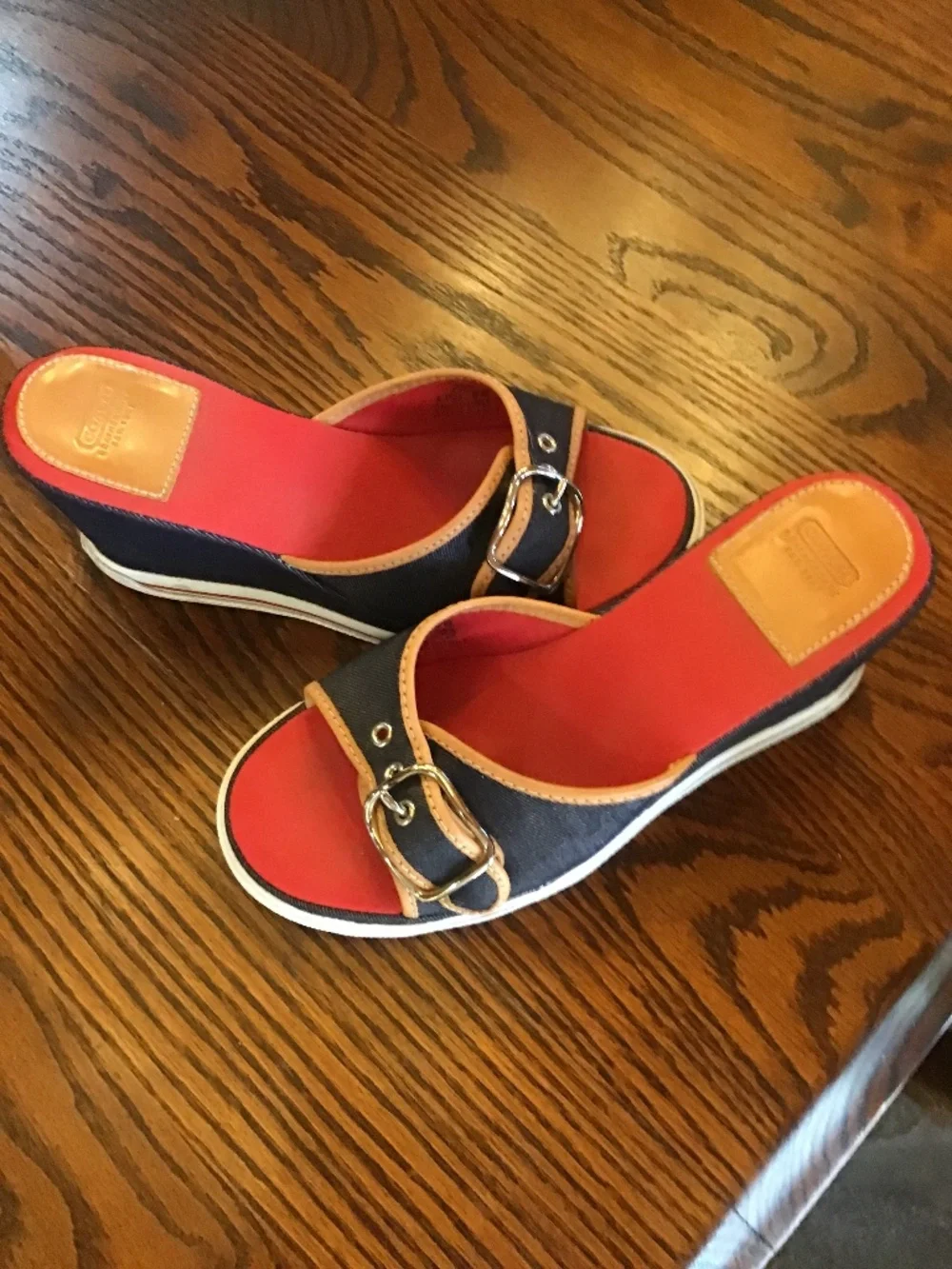 Coach wedge heels